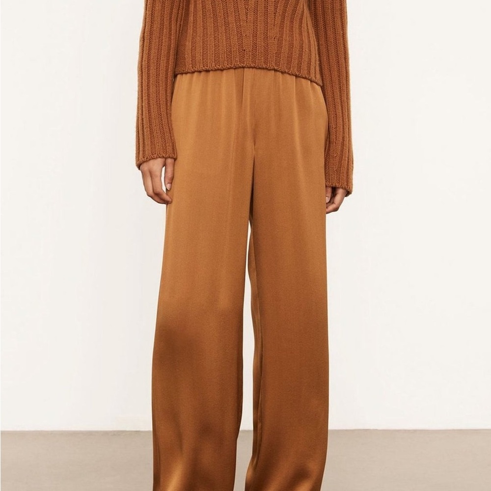 Vince Wide Leg 100% Silk pants